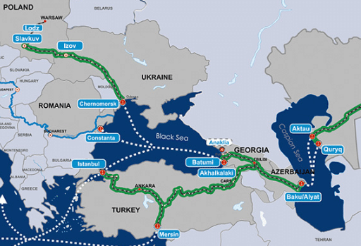 EU to allocate large investment in Trans-Caspian transport corridor development