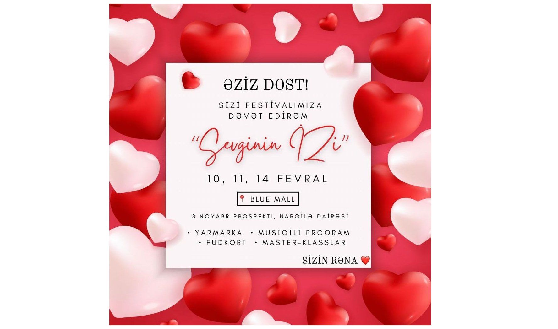 İZ Women's Community to host Valentine's Day Festival