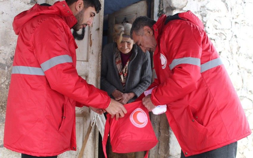 Red Crescent Society staff visit Armenian residents in Garabagh [PHOTOS]