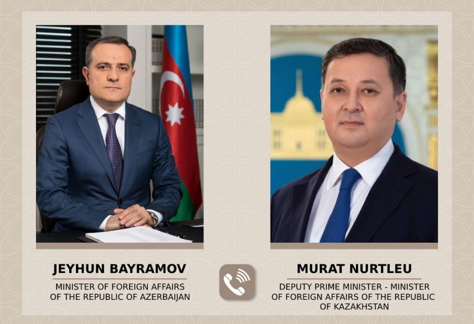 Azerbaijan and Kazakhstan MFAs hold telephone conversation