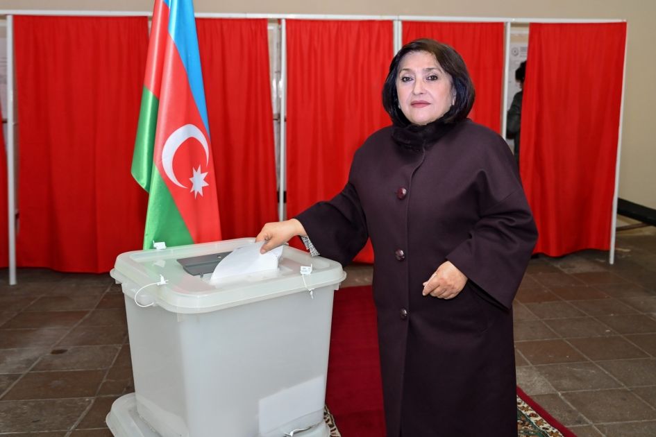 Speaker of Milli Majlis cast her vote at polling station No. 11 [PHOTOS]