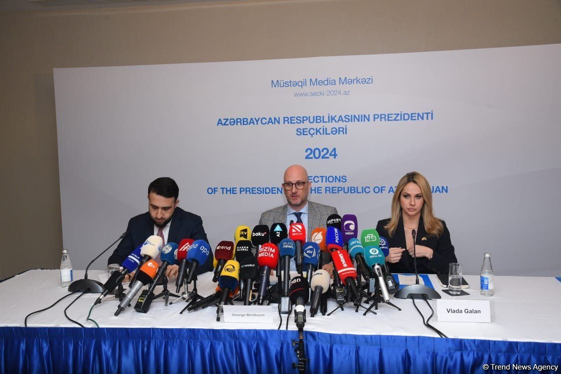 93.9 percent of voters cast their ballots for Ilham Aliyev, Oracle Advisory Group says [PHOTOS]