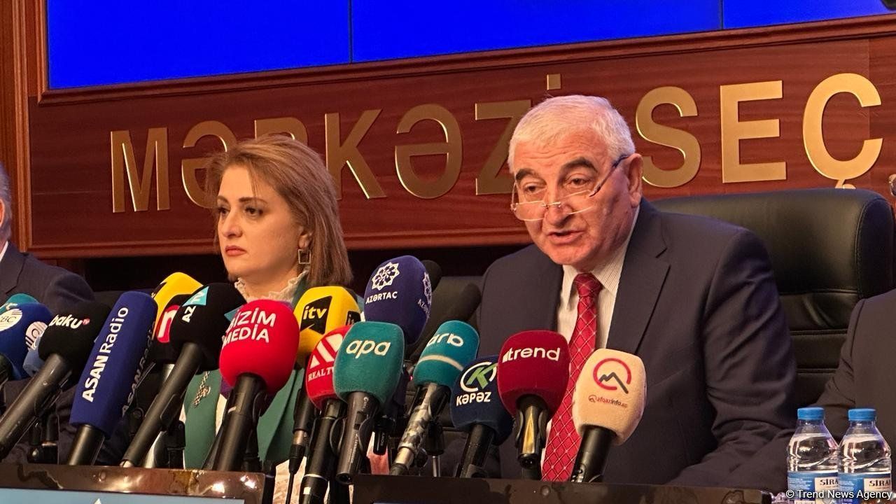 Azerbaijan's CEC briefs on results of presidential elections [VIDEO]