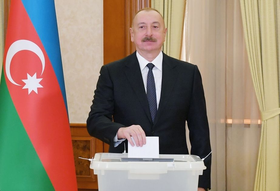 President Ilham Aliyev wins election with 92.12 percent of votes