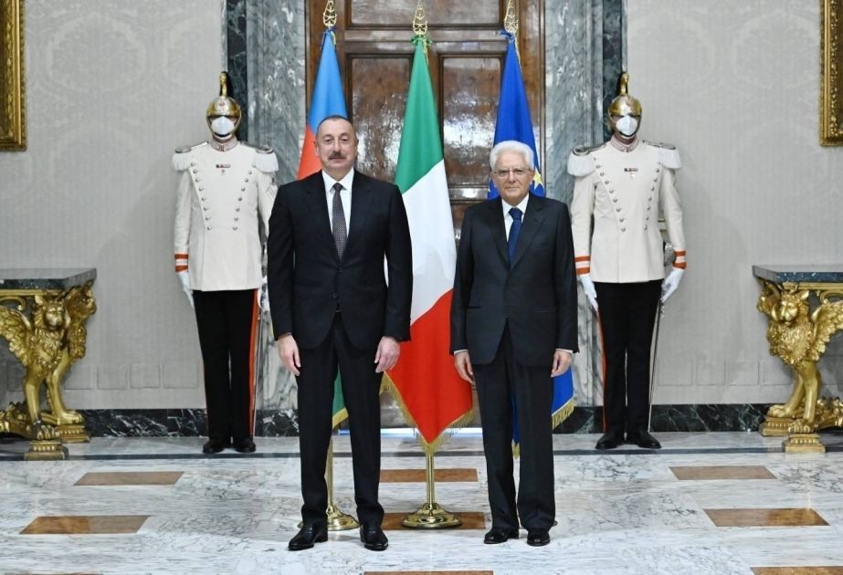 Italian President congratulates President Ilham Aliyev on his stunning victory in election
