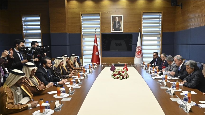 Turkish, Qatari parliamentary officials discuss bilateral ties