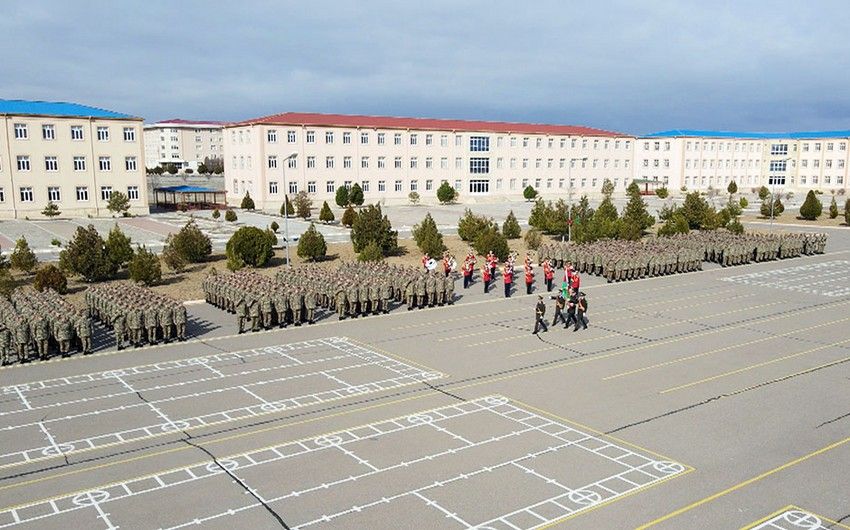 Military oath-taking ceremony for young soldiers hold in Azerbaijan's Combined Arms Army