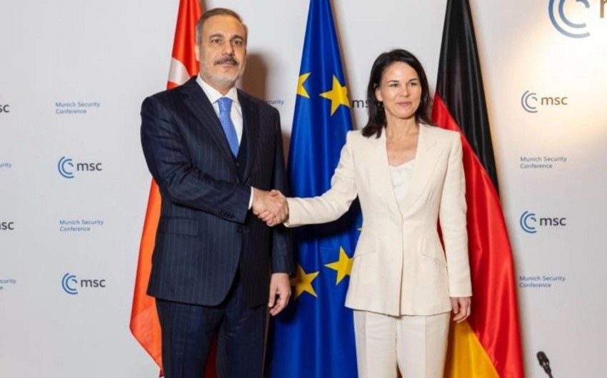 Turkish, German FMs discuss Gaza war, bilateral relations in Munich