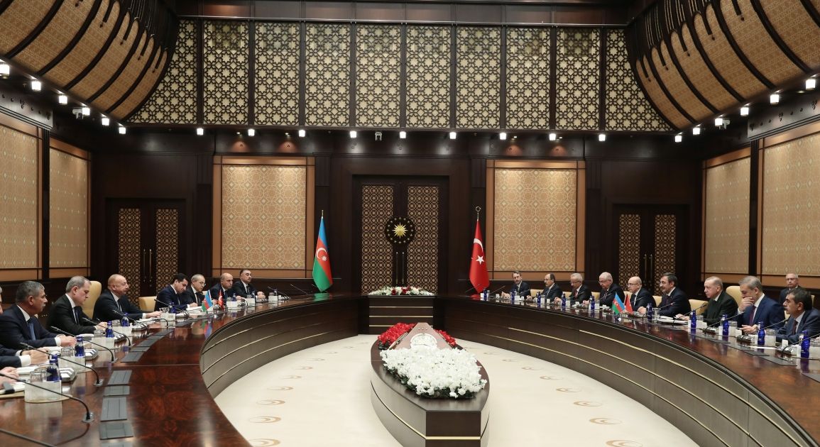 President Ilham Aliyev and President Recep Tayyip Erdogan held expanded meeting [PHOTOS/VIDEO]