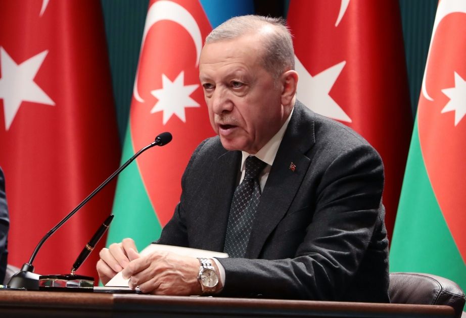 President Erdogan: Signing of lasting peace between Azerbaijan, Armenia to be source of hope for tranquility