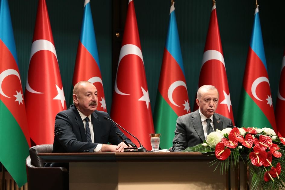 President Ilham Aliyev and President Recep Tayyip Erdogan make press statements [PHOTOS/VIDEO]
