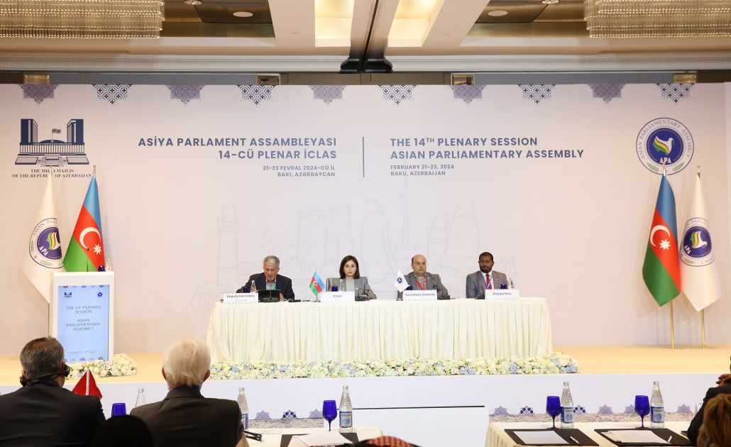 14th plenary session of Asian Parliamentary Assembly concludes in Baku [PHOTOS]