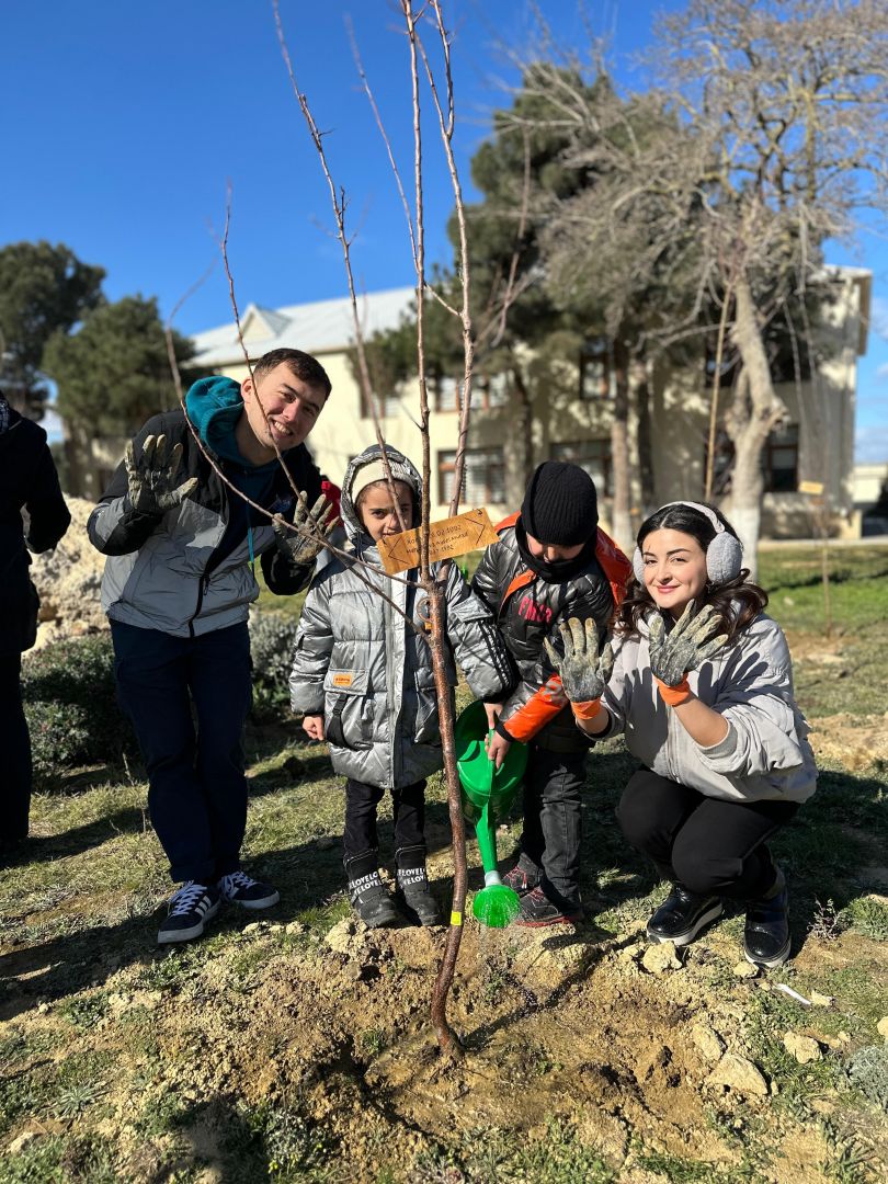 ADA University plants trees in memory of Khojaly genocide child victims [PHOTOS]