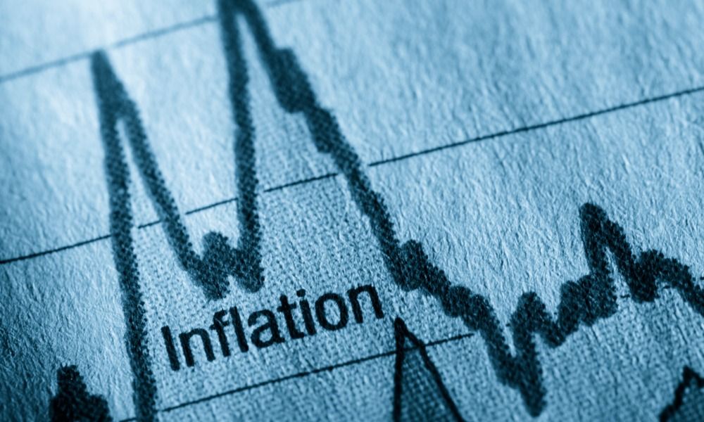 Annual inflation forms in lower part of target range