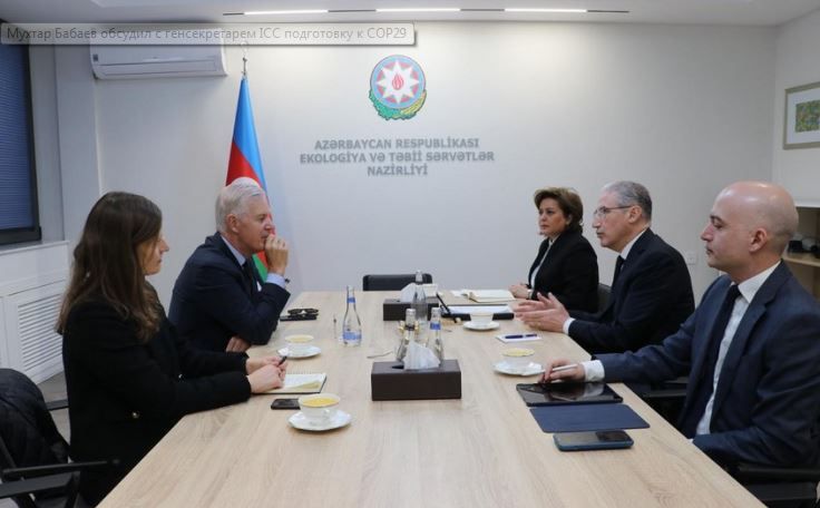 Azerbaijani Ecology  Minister discusses with ICC Secretary General preparations for COP29