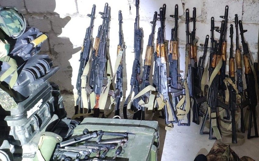 Various weapons found in Khankandi kindergarten's basement [PHOTOS]