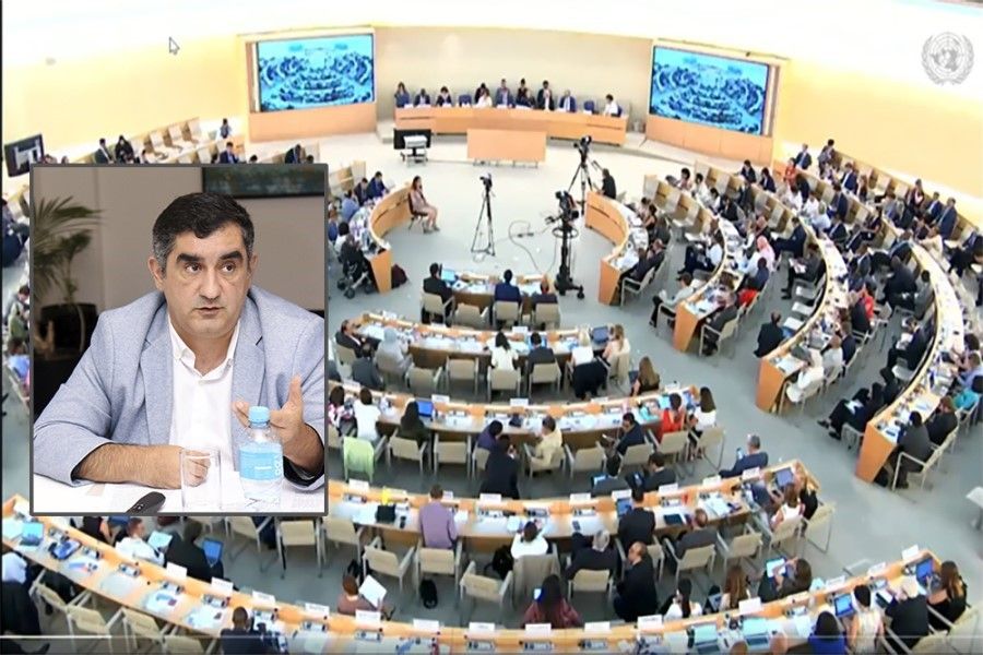 Video address of Azerbaijani NGO head screened at UN's 55th session