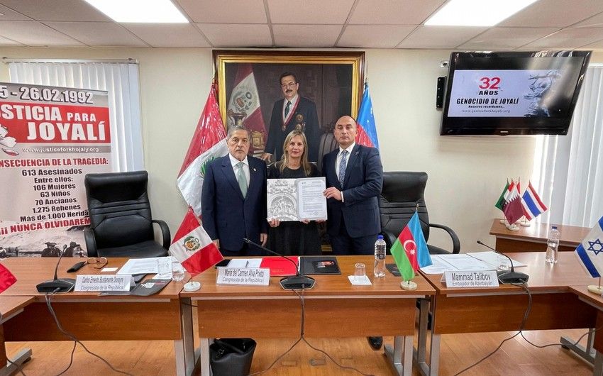 Peruvian Congress adopts statement on Khojaly genocide anniversary [PHOTOS]
