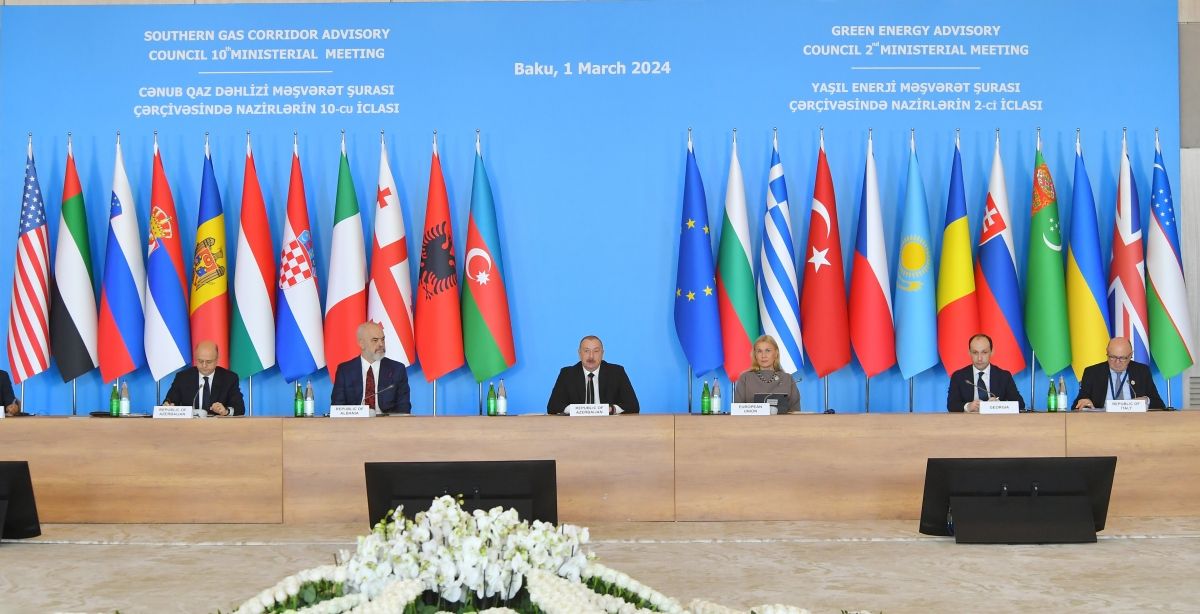 President Ilham Aliyev addresses SGC Advisory Council ministerial meeting [PHOTOS]