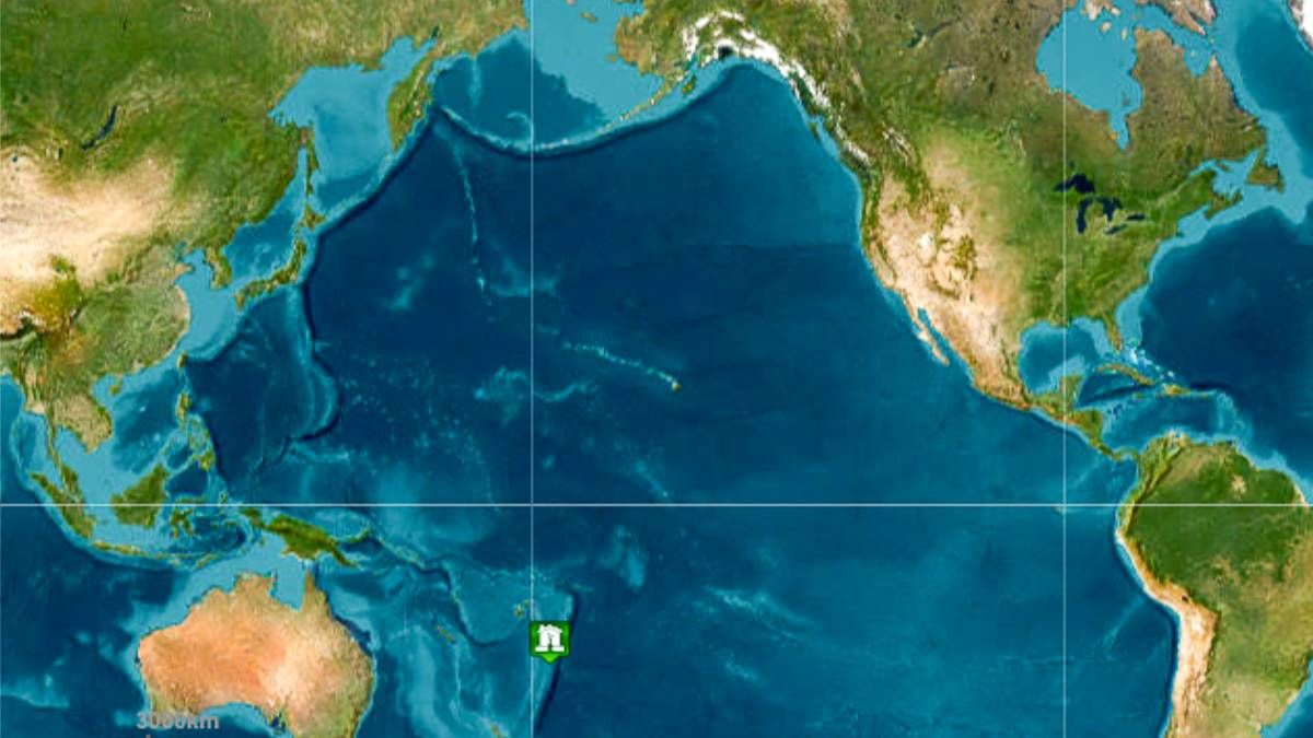 Magnitude earthquake strikes Pacific Ocean near Fiji