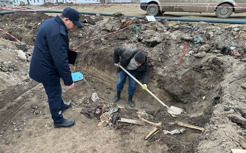 Number of human remains found in mass grave in Khojaly reaches 14