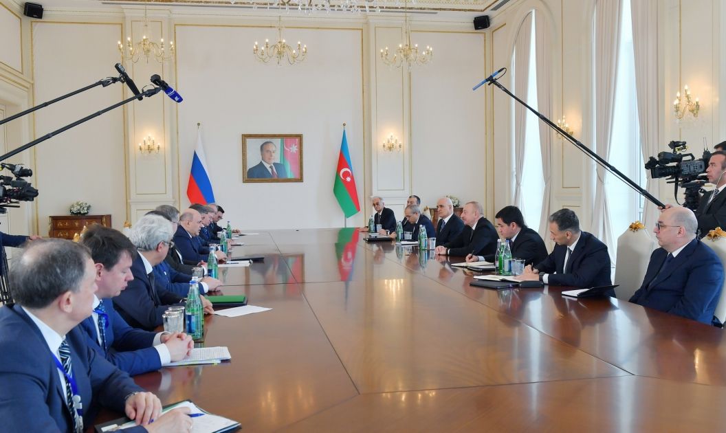 President of Azerbaijan Ilham Aliyev`s meeting with Prime Minister of Russia holds [VIDEO]