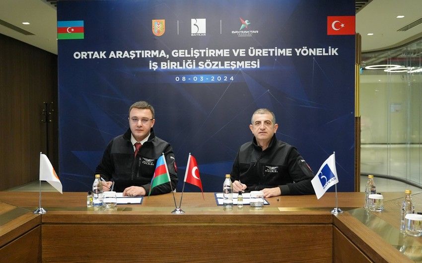 Azerbaijani Defense Ministry signs co-op document with Turkish Baykar Company