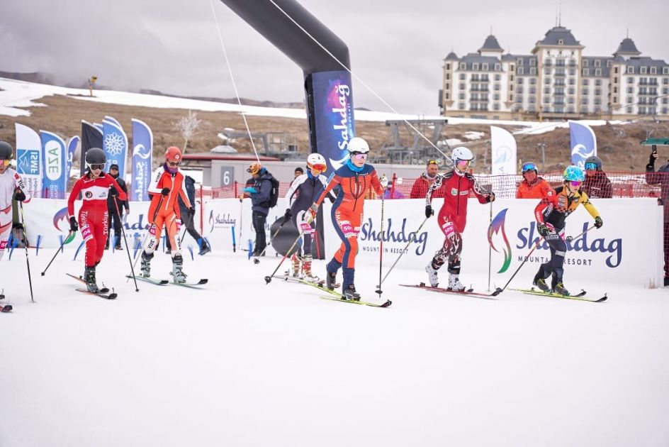 Azerbaijani athlete wins two medals in Shahdag International Ski Mountaineering Race
