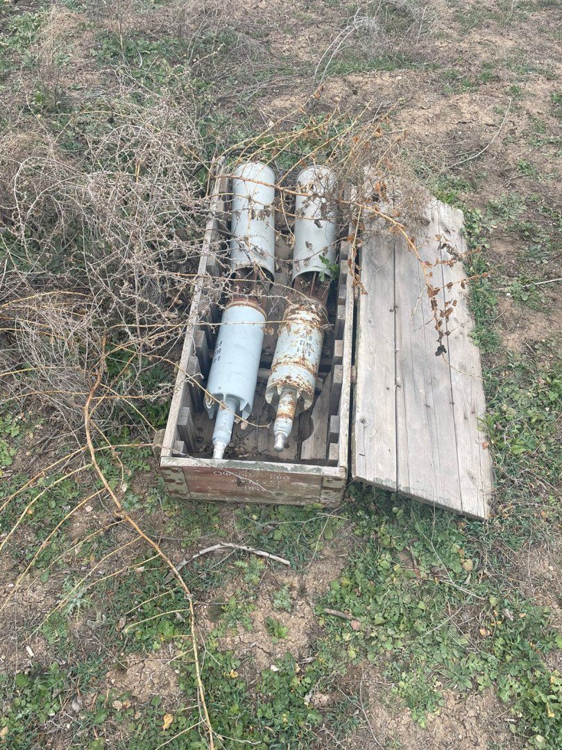 Tank shells found in liberated village in Jabrayl [PHOTOS]