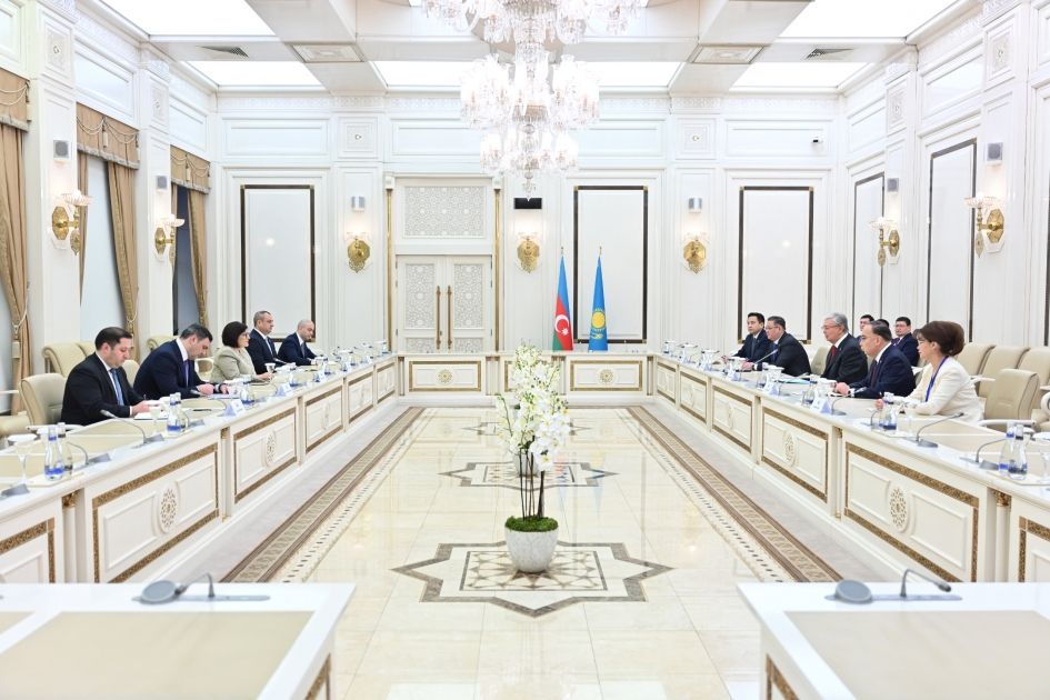 Kazakh President Kassym-Jomart Tokayev visits Azerbaijan`s Milli Majlis [PHOTOS]