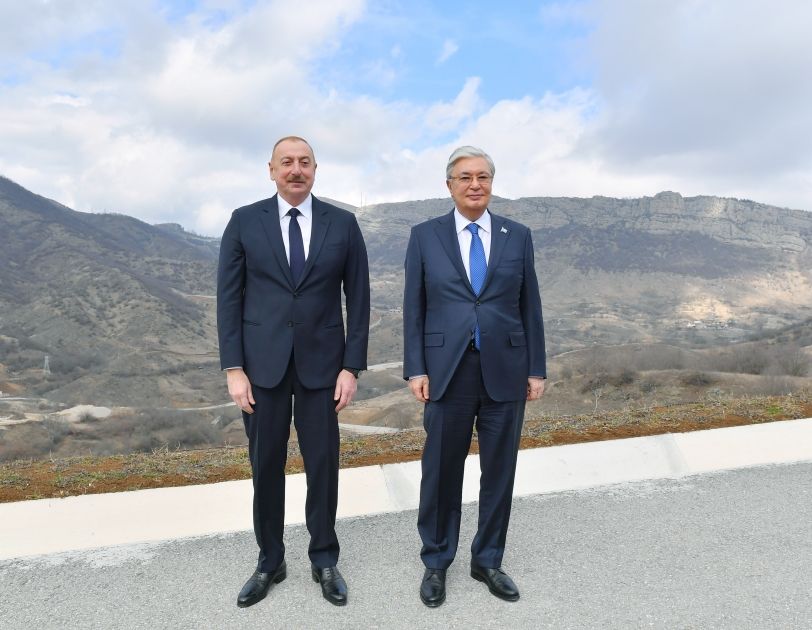 Azerbaijani, Kazakh Presidents visit Shusha [PHOTOS/VIDEO]