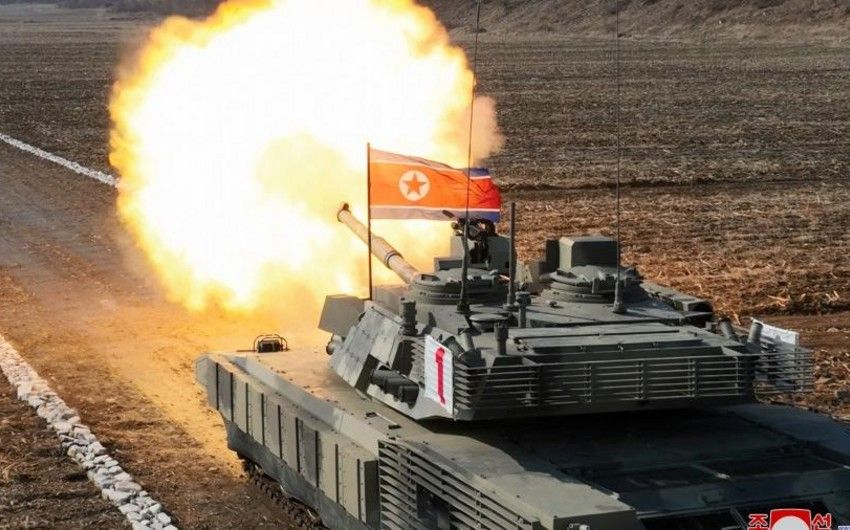 North Korea demonstrates latest tank