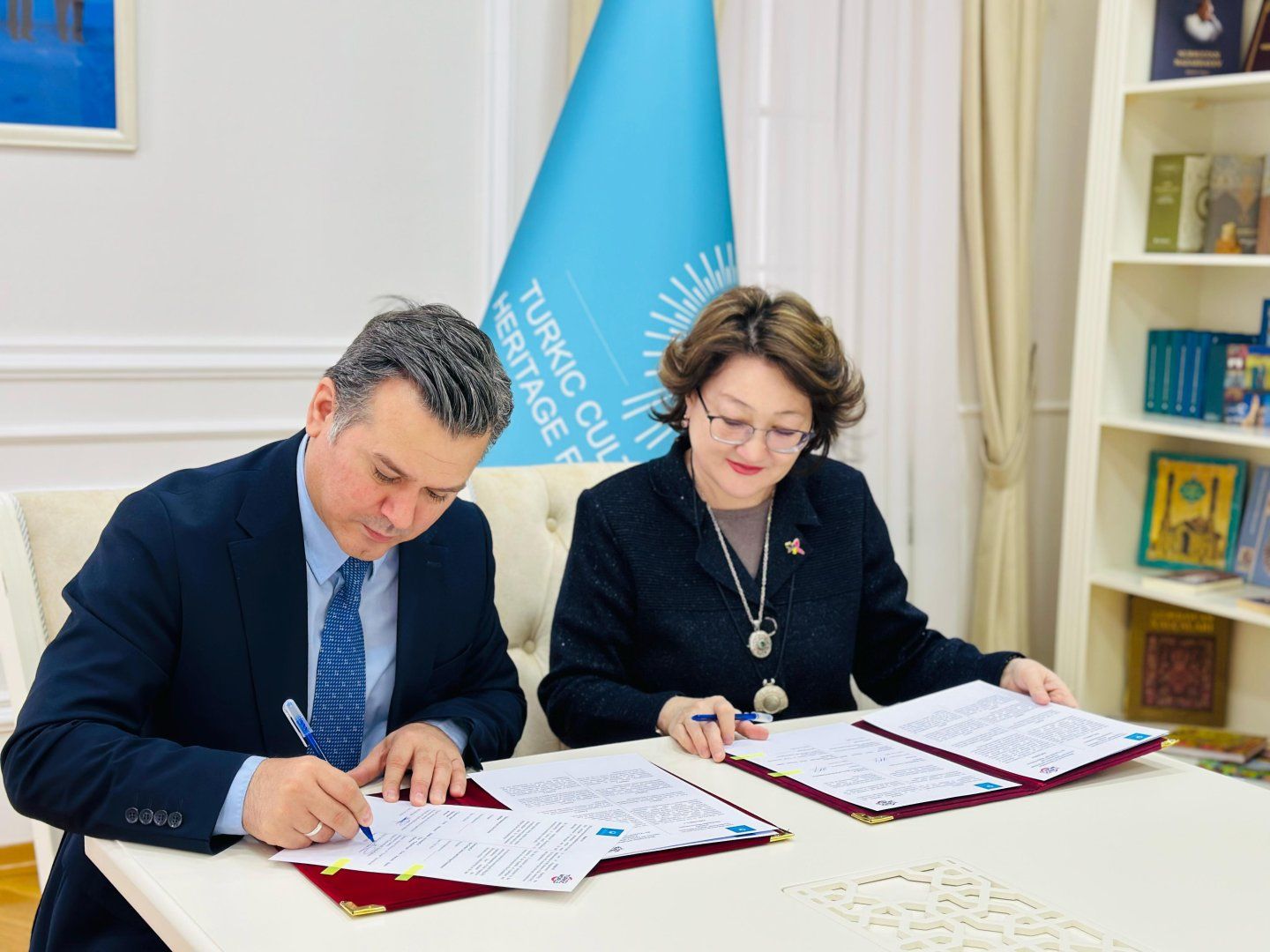 Turkic Culture and Heritage Foundation, Turkic World media platform sign memorandum [PHOTOS]