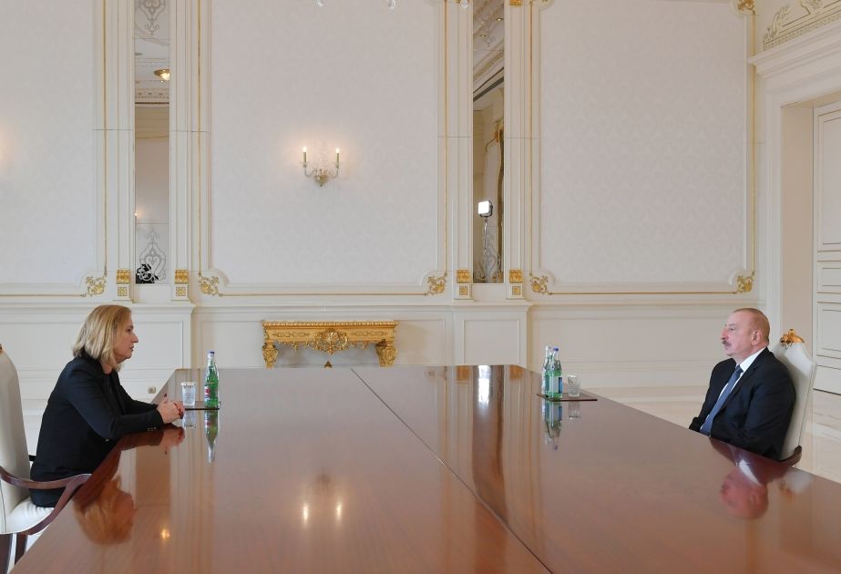 President of Azerbaijan Ilham Aliyev receives former Foreign Minister of Israel
