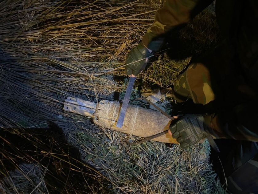 Tank shell uncovered in Azerbaijan's Sumgait [PHOTOS]