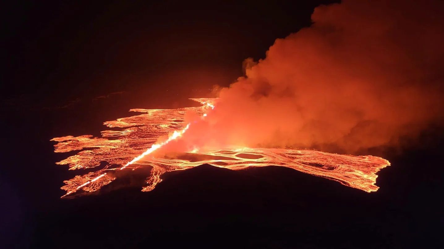 Iceland volcano erupts for fourth time in 3 months, spewing lava skywards