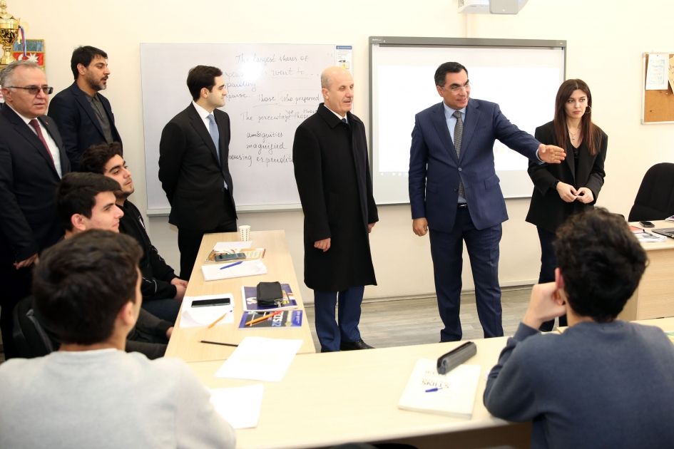 President of Turkish Council of Higher Education visits Baku Higher Oil School