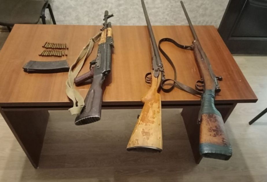 Illegal weapons and ammunition discovered in Khankendi