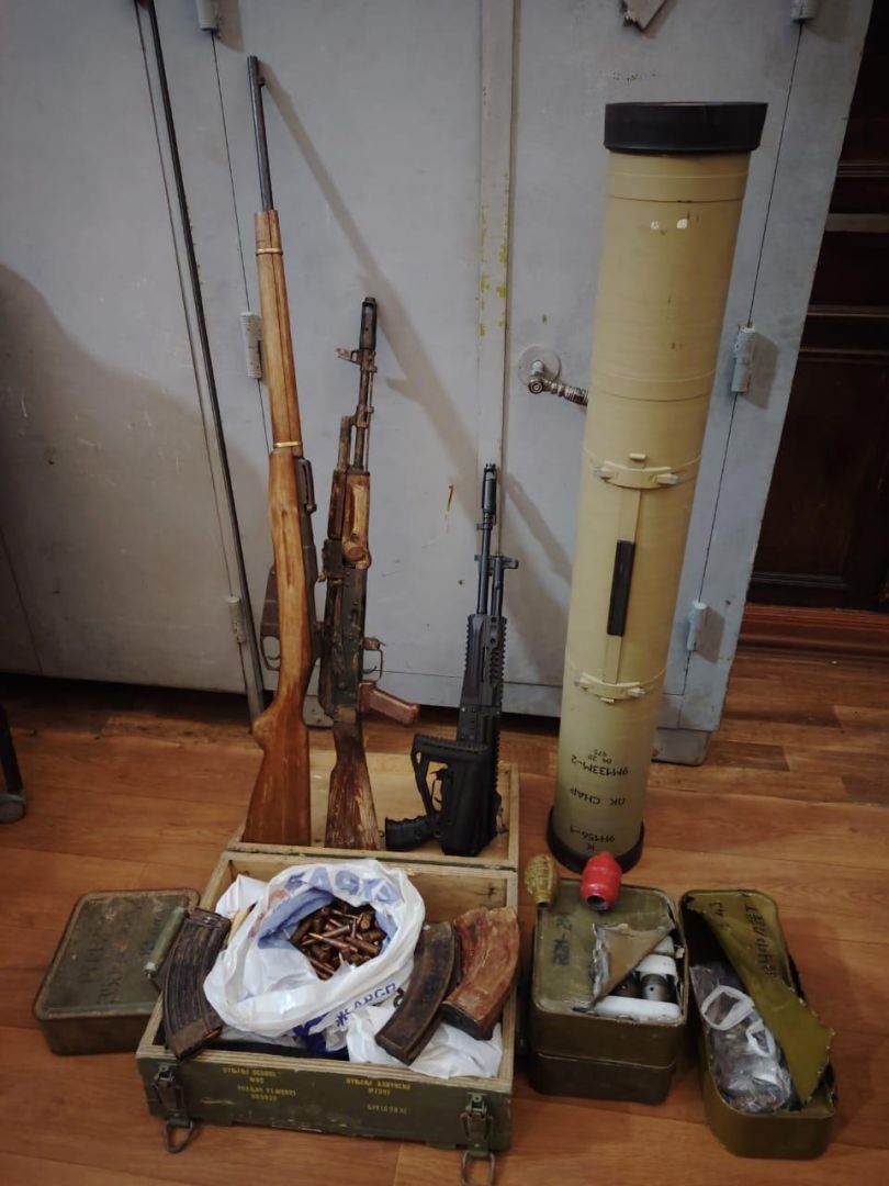 Ammunition and anti-tank missile found in Azerbaijan's Kalbajar