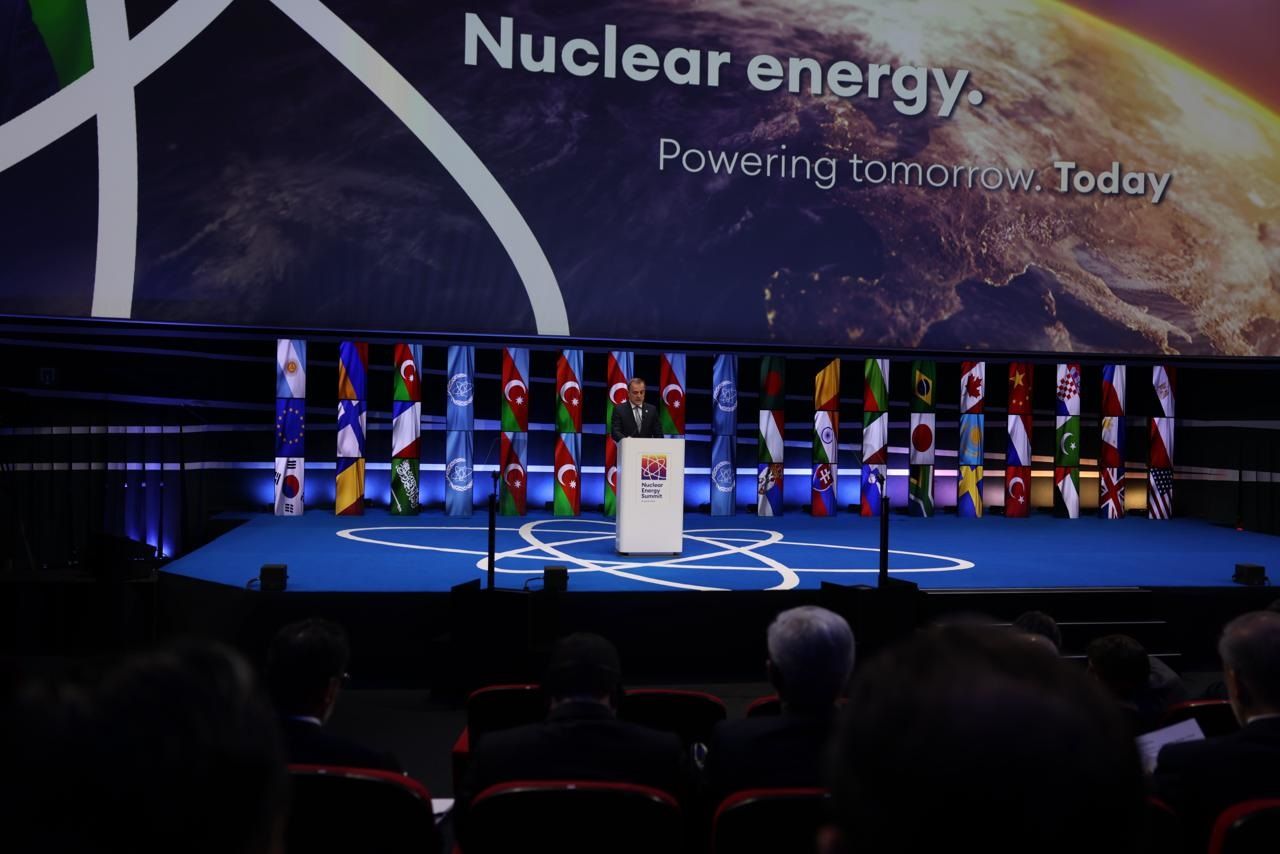 FM Bayramov gives speech at Nuclear Energy Summit in Belgium [PHOTOS]