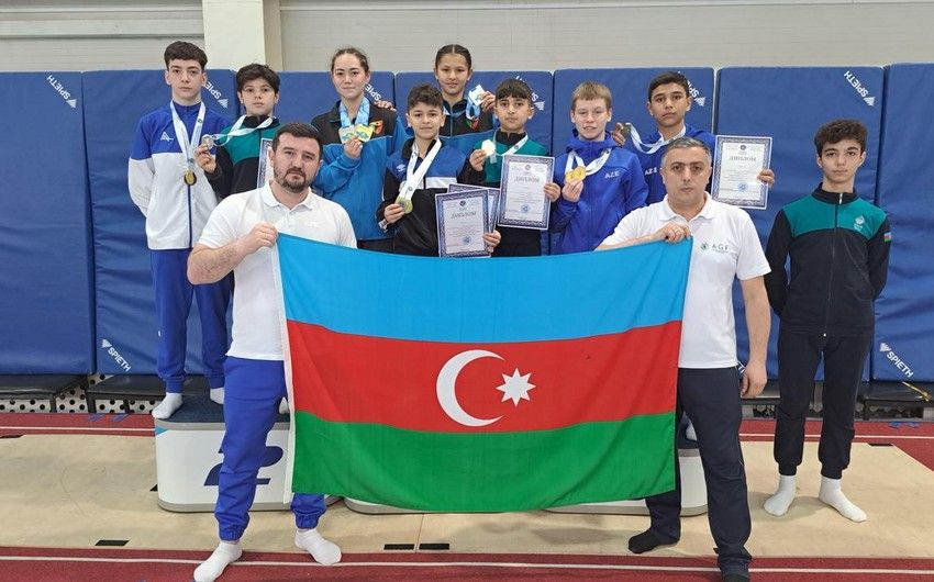 Azerbaijani gymnasts win 6 medals in Kazakhstan