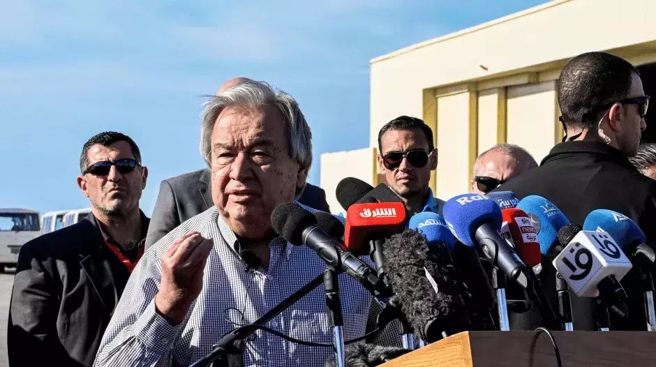 UN chief says it's time to 'truly flood' Gaza with aid, calls for ceasefire