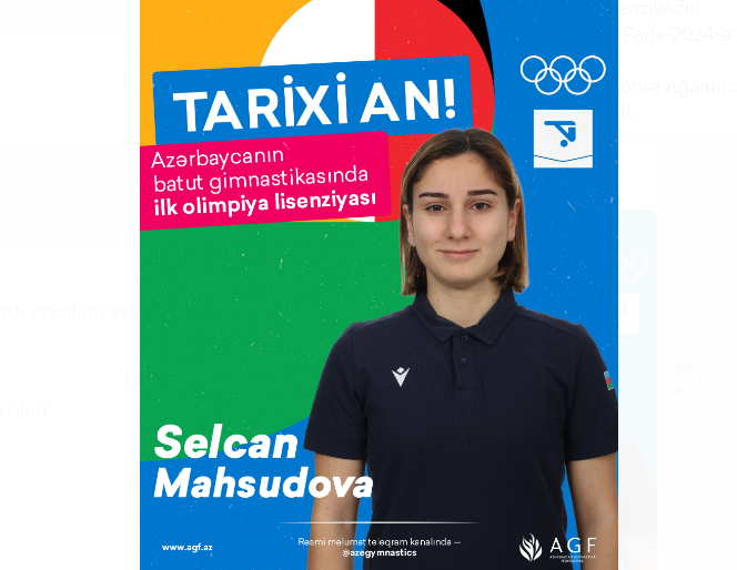 Azerbaijan gymnast wins license for Paris-2024 Summer Olympic Games