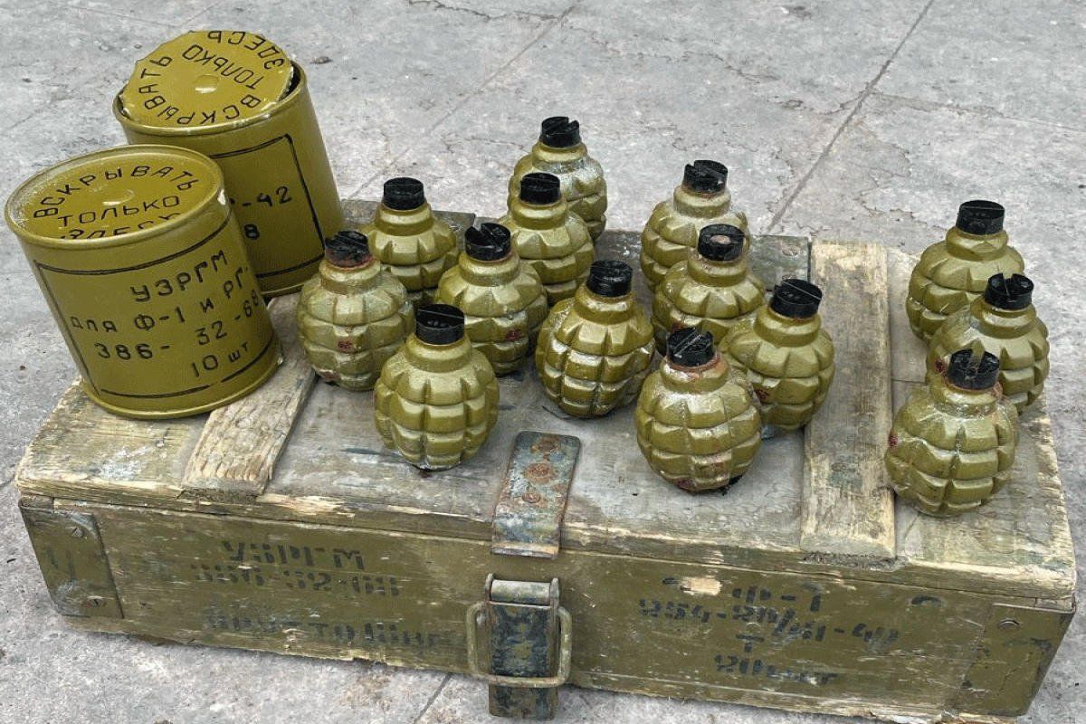 Hand grenades discovered in Kalbajar
