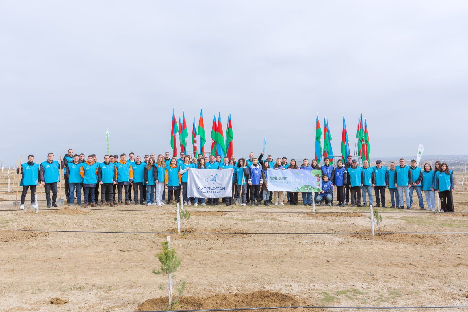 AZAL Staff Plants Over 600 Trees in Support of the "Green World Solidarity Year" [PHOTOS]