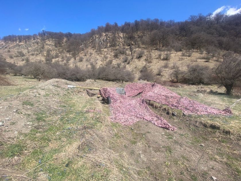 Azerbaijan’s Ministry of Internal Affairs discovers artillery installations in Kalbajar [PHOTOS]