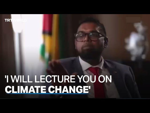 Guyana's President deflates BBC journalist regarding West's hypocrisy towards climate issue [VIDEO]