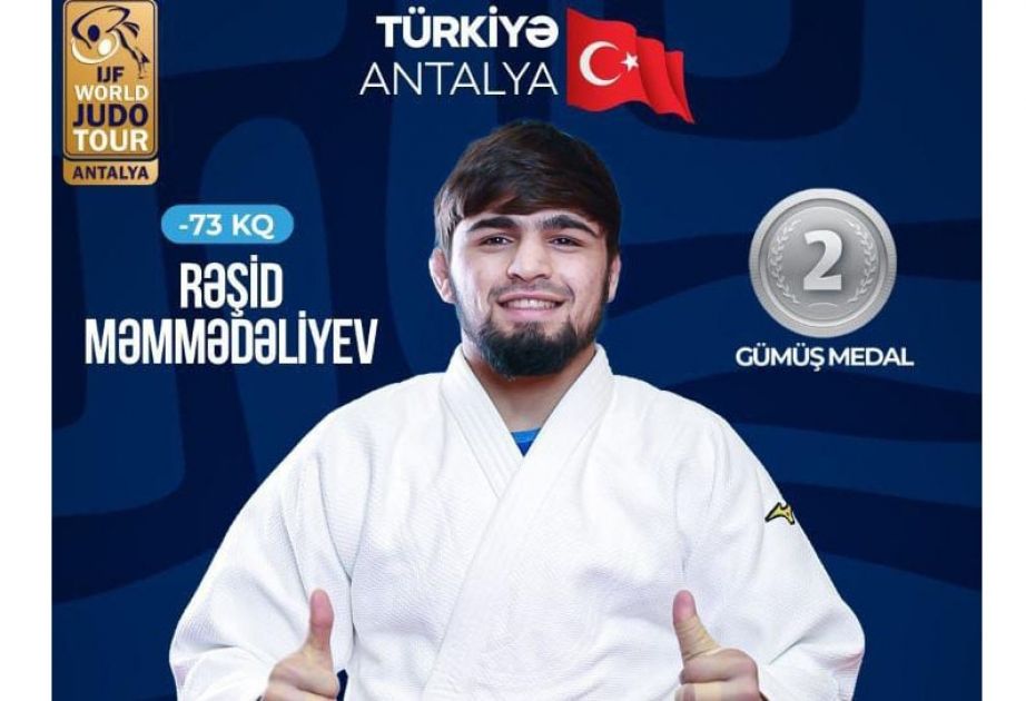 Azerbaijani judoka claims silver at Antalya Grand Slam 2024