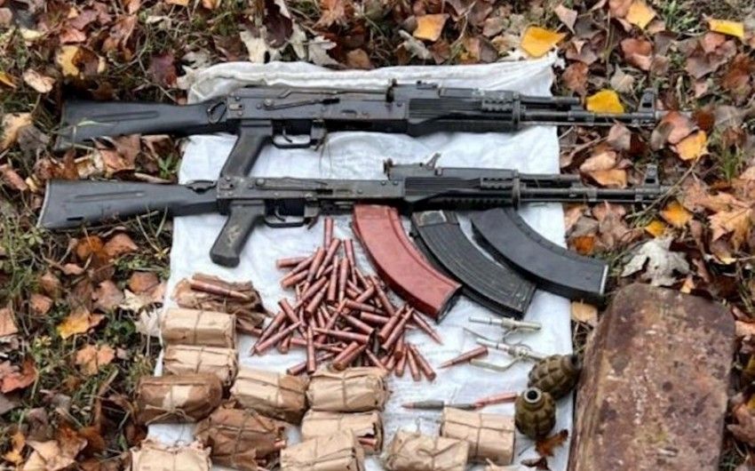 Weapons and ammunition found in Khankendi