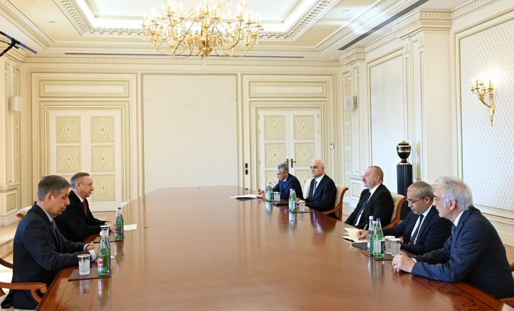 President Ilham Aliyev receives Saint Petersburg Governor [PHOTOS/VIDEO]